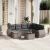 Set canapele de grădină cu perne, 8 piese, gri, poliratan GartenMobel Dekor