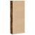 Bibliotecă, stejar fumuriu, 80x30x189 cm, lemn prelucrat GartenMobel Dekor
