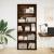 Bibliotecă, stejar fumuriu, 80x30x189 cm, lemn prelucrat GartenMobel Dekor