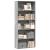 Bibliotecă, gri sonoma, 80x30x189 cm, lemn prelucrat GartenMobel Dekor