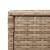 Masă laterală grădină, blat sticlă, bej 58x27,5x55 cm poliratan GartenMobel Dekor
