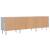 Comodă TV, gri beton, 150x30x44,5 cm, lemn prelucrat GartenMobel Dekor