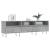 Comodă TV, gri beton, 150x30x44,5 cm, lemn prelucrat GartenMobel Dekor