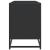 Dulap TV negru, 100x35x50 cm lemn prelucrat și metal GartenMobel Dekor
