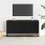 Dulap TV negru, 100x35x50 cm lemn prelucrat și metal GartenMobel Dekor