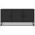 Dulap TV negru, 100x35x50 cm lemn prelucrat și metal GartenMobel Dekor