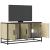 Dulap TV stejar sonoma, 100x35x50 cm lemn prelucrat și metal GartenMobel Dekor