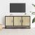 Dulap TV stejar sonoma, 100x35x50 cm lemn prelucrat și metal GartenMobel Dekor
