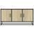 Dulap TV stejar sonoma, 100x35x50 cm lemn prelucrat și metal GartenMobel Dekor