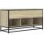 Dulap TV stejar sonoma, 100x35x50 cm lemn prelucrat și metal GartenMobel Dekor