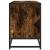 Dulap TV stejar fumuriu, 100x35x50 cm lemn prelucrat și metal GartenMobel Dekor