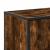 Dulap TV stejar fumuriu, 100x35x50 cm lemn prelucrat și metal GartenMobel Dekor