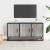 Dulap TV gri sonoma, 100x35x50 cm lemn prelucrat și metal GartenMobel Dekor