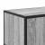 Dulap TV gri sonoma, 100x35x50 cm lemn prelucrat și metal GartenMobel Dekor