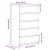 Dulap cu sertare, lemn vechi, 60x36x103 cm, lemn prelucrat GartenMobel Dekor