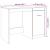 Birou, lemn vechi, 100x50x76 cm, lemn prelucrat GartenMobel Dekor