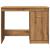 Birou, stejar artizanal, 100x50x76 cm, lemn prelucrat GartenMobel Dekor