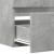 Dulap de chiuvetă, gri beton, 100x38,5x45 cm, PAL GartenMobel Dekor