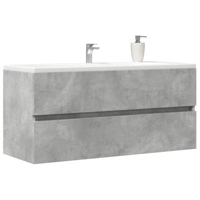 Dulap de chiuvetă, gri beton, 100x38,5x45 cm, PAL GartenMobel Dekor