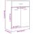 Dulap de baie, lemn vechi, 60x33x80 cm, lemn prelucrat GartenMobel Dekor