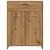 Dulap pentru baie stejar artizanal, 60x33x80 cm, lemn prelucrat GartenMobel Dekor