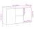 Dulap, lemn vechi, 102x35x70 cm, lemn prelucrat GartenMobel Dekor
