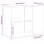 Dulap lateral, lemn vechi, 60x30x50 cm, lemn prelucrat GartenMobel Dekor
