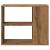 Dulap lateral, stejar artizanal, 60x30x50 cm, lemn prelucrat GartenMobel Dekor