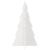 Brad de Crăciun decorativ, alb, 80 cm, lemn de pin masiv GartenMobel Dekor