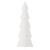 Brad de Crăciun decorativ, alb, 112 cm, lemn de pin masiv GartenMobel Dekor