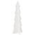 Brad de Crăciun decorativ, alb, 112 cm, lemn de pin masiv GartenMobel Dekor