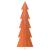 Brad de Crăciun decorativ, maro ceruit, 112 cm, lemn pin masiv GartenMobel Dekor