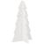 Brad de Crăciun decorativ, alb, 69,5 cm, lemn de pin masiv GartenMobel Dekor