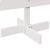 Brad de Crăciun decorativ, alb, 100 cm, lemn de pin masiv GartenMobel Dekor