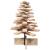 Brad de Crăciun din lemn decorativ, 60 cm, lemn de pin masiv GartenMobel Dekor