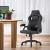 Scaun ergonomic gaming, inaltime reglabila, tetiera si cotiere capitonate, maxim 150 kg, rotire 360 grade, pvc si mesh MultiMark GlobalProd
