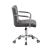 Scaun de birou, conferinte, inaltime 78-90 cm, baza si manere cromate, roti pivotante, velur gri MultiMark GlobalProd