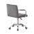 Scaun de birou, conferinte, inaltime 78-90 cm, baza si manere cromate, roti pivotante, velur gri MultiMark GlobalProd