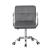 Scaun de birou, conferinte, inaltime 78-90 cm, baza si manere cromate, roti pivotante, velur gri MultiMark GlobalProd