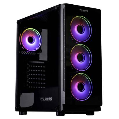 Sistem GAMING Dark Momentum, 8th-Gen Intel® SIX-CORE™ i5-8400 4.00GHz Turbo, 8GB DDR4, 128GB SSD + 1TB HDD, Radeon RX550 4GB GDDR5 NewTechnology Media