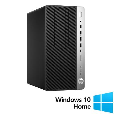 Calculator Refurbished HP ProDesk 600 G4 Tower, Intel Core i7-8700 3.20 - 4.60GHz, 16GB DDR4, 256GB SSD + Windows 10 Home NewTechnology Media