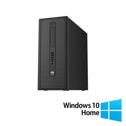 Calculator Refurbished HP Prodesk 600 G1 Tower, Intel Core i3-4130 3.40GHz, 8GB DDR3, 240GB SSD + Windows 10 Home NewTechnology Media