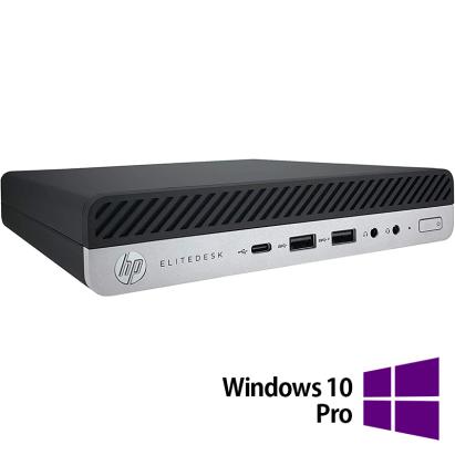 Calculator Refurbished HP EliteDesk 800 G5 Mini PC, Intel Core i7-9700T 2.00 - 4.30GHz, 16GB DDR4, 256GB SSD + Windows 10 Pro NewTechnology Media