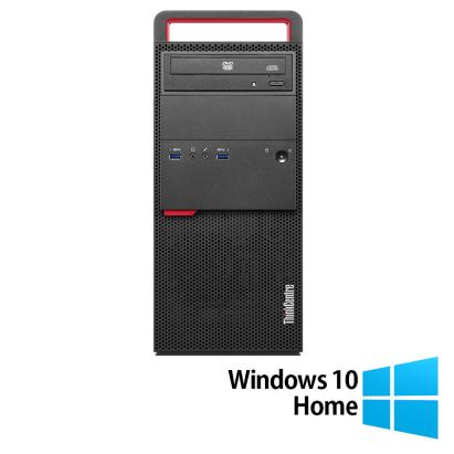 Calculator Refurbished LENOVO M800 Tower, Intel Core i3-6100 3.70GHz, 8GB DDR4, 500GB SATA, DVD-ROM + Windows 10 Home NewTechnology Media