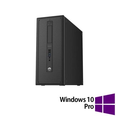 Calculator Refurbished HP Prodesk 600 G1 Tower, Intel Core i3-4130 3.40GHz, 8GB DDR3, 240GB SSD + Windows 10 Pro NewTechnology Media