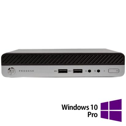 Calculator Refurbished HP ProDesk 400 G3 Mini PC, Intel Core i5-7500T 2.70 - 3.30GHz, 8GB DDR4, 256GB SSD + Windows 10 Pro NewTechnology Media