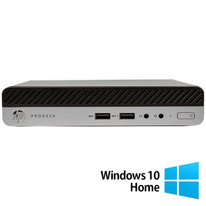 Calculator Refurbished HP ProDesk 400 G3 Mini PC, Intel Core i5-7500T 2.70 - 3.30GHz, 8GB DDR4, 256GB SSD + Windows 10 Home NewTechnology Media