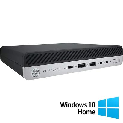 Calculator Refurbished HP EliteDesk 800 G5 Mini PC, Intel Core i5-9500T 2.20 - 3.70GHz, 8GB DDR4, 256GB SSD + Windows 10 Home NewTechnology Media