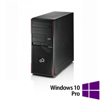 PC Refurbished Fujitsu Esprimo P710 Tower, Intel Core i7-3770 3.40GHz, 8GB DDR3, 256GB SSD, DVD-ROM + Windows 10 Pro NewTechnology Media