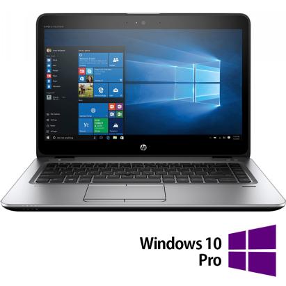 Laptop Refurbished HP EliteBook 840 G3, Intel Core i7-6600U 2.60GHz, 8GB DDR4, 512GB SSD, 14 Inch Full HD, Webcam + Windows 10 Pro NewTechnology Media